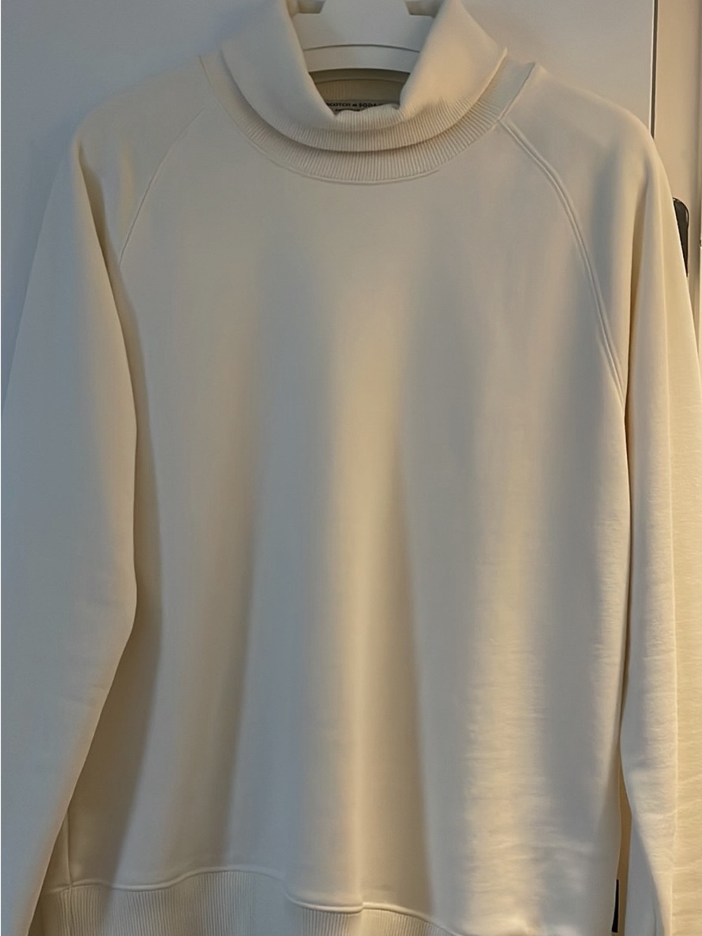 Scotch & Soda Cream Turtleneck Sweater